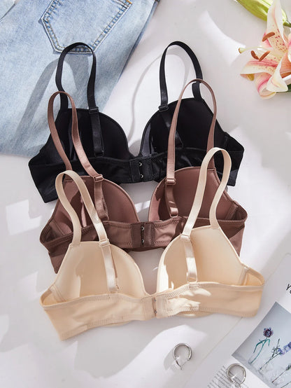 3Pcs Solid Women&