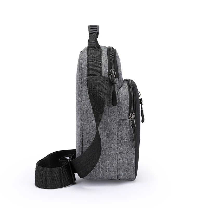 Unbranded Large Capacity Shoulder Bag for Men - Waterproof and Wear Resistant with Multiple Pockets