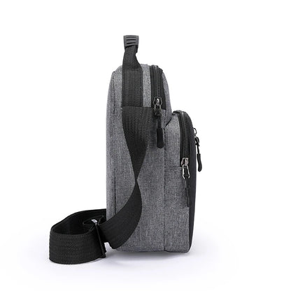 Unbranded Large Capacity Shoulder Bag for Men - Waterproof and Wear Resistant with Multiple Pockets