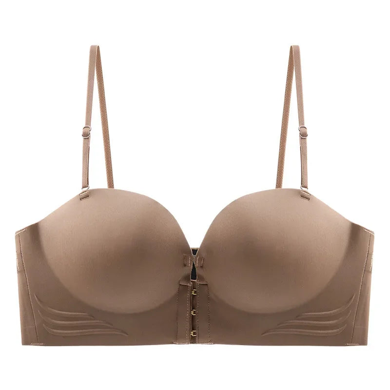 Front Buckle Underwear Convenient Anti Sagging without Shoulder Strap Women&