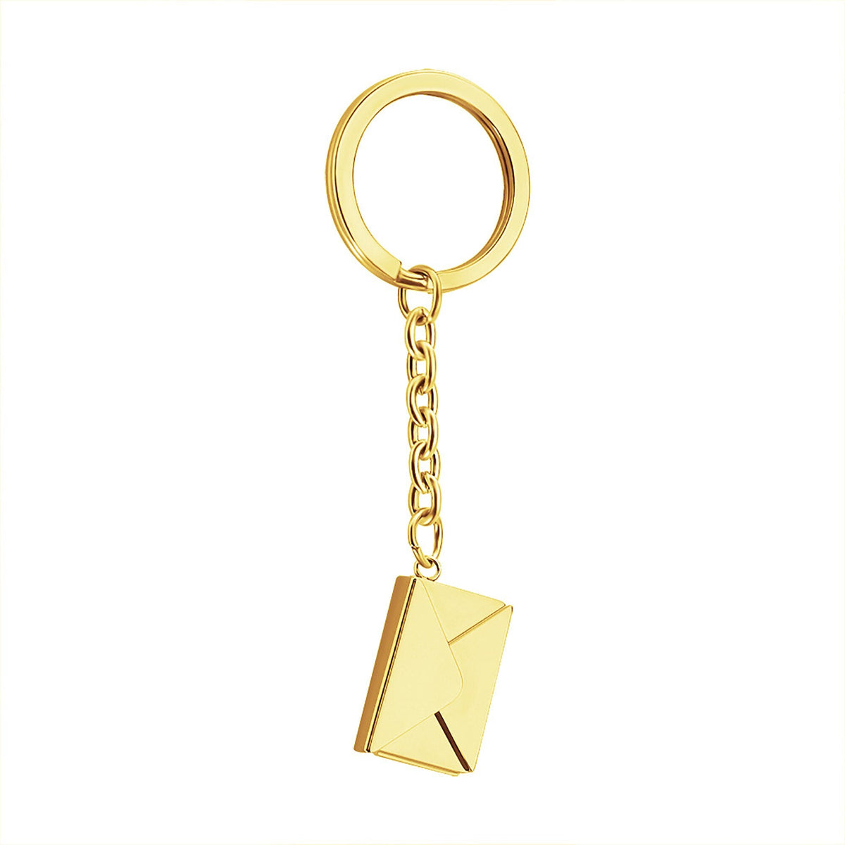 Customizable name envelope keychain For Men Women Car Key Holder