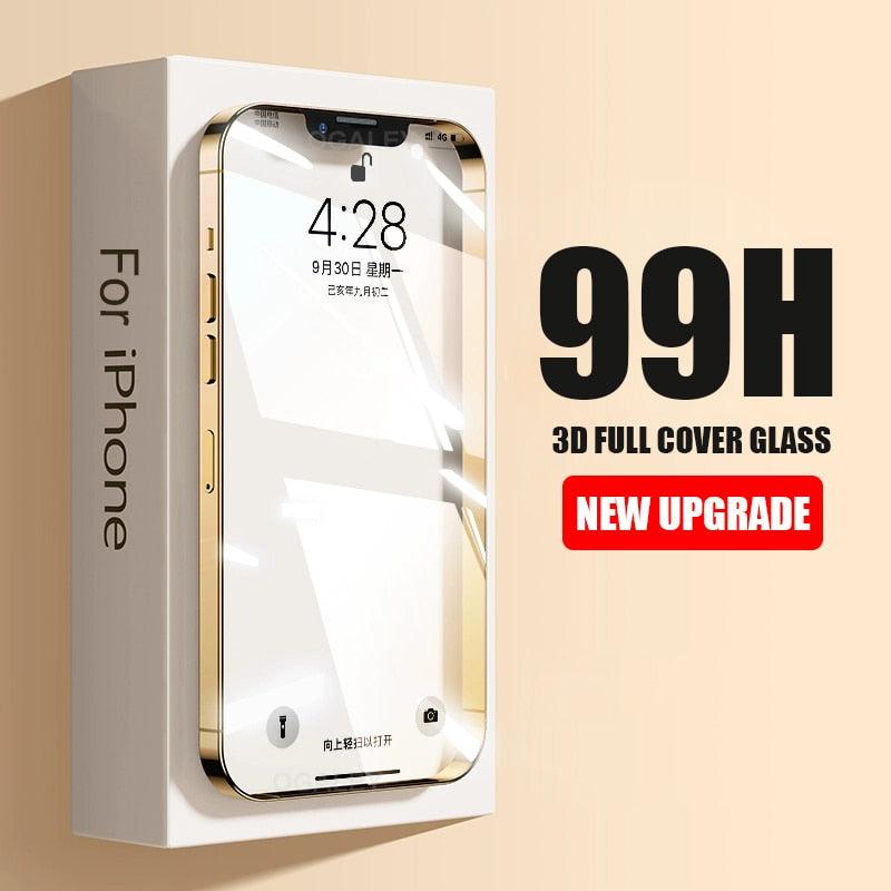 2PCS 3D Tempered Glass on For iphone 11 12 13 14 Pro Max 14 Plus Screen Protector Protective Glass For iphone X XS MAX 7 8 Plus Glass Horizontal Privacy Glass Screen Protector for Gaming &amp; Streaming
