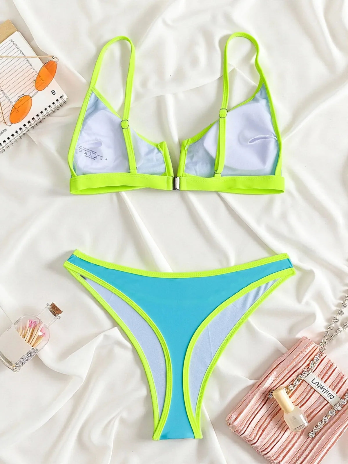 sexy patchwork mini bikinis sets two pieces swimsuit thong swimsuit Swimwear Biquini conjunto de bikini tankini beachwear