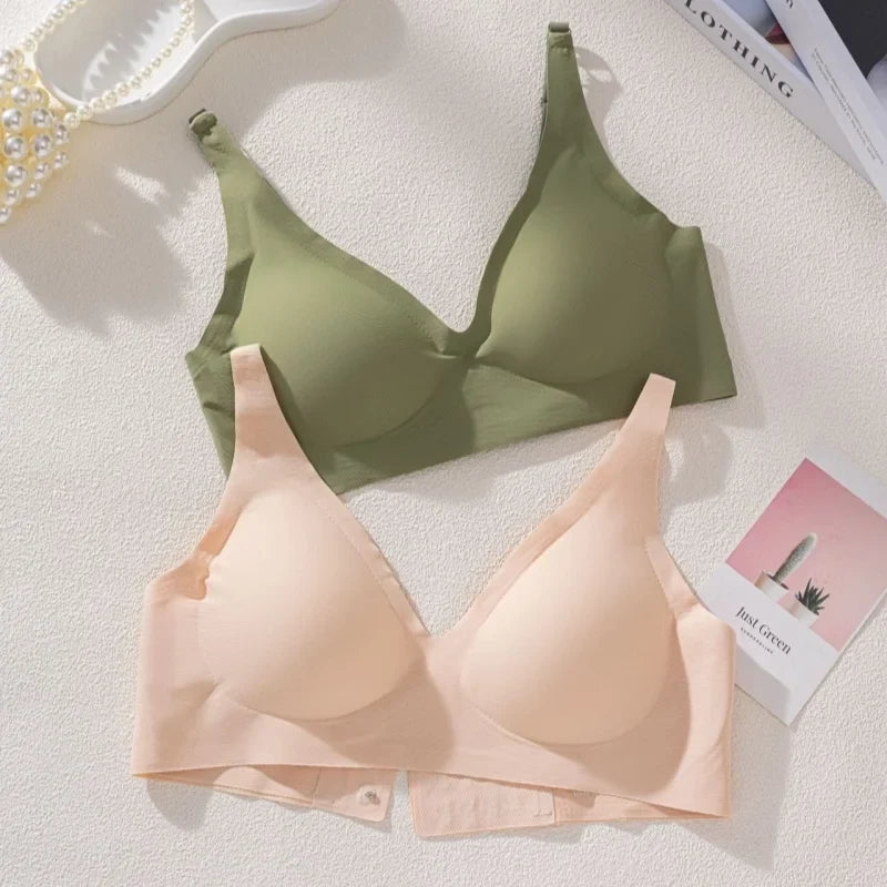 3Pcs/Set Seamless Bras Wire Free Brassiere Women Underwear Female Sexy Lingerie Plunge Underwear &amp; Sleepwears Intimates