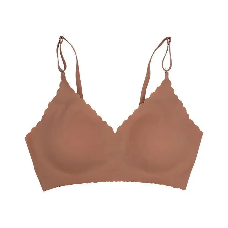 Seamless Ice Silk Ultra-Thin Breathable Bra Comfortable Breathable Underwear Women&