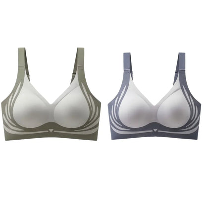 2Pcs/Set Non-wire Push-Up Bras Women&