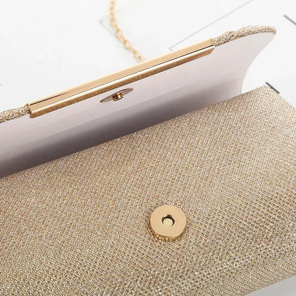 None European And American Sequined Evening Bag For Weddings Women Chain Shoulder Strap Clutch - Chain Shoulder Strap