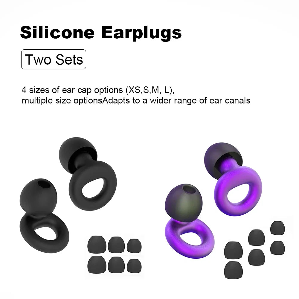 Silicone Earplugs for Swimming Sleep Noise Cancel Noise Reduction-Soundproof Reduce Disturbances -Quality Earplugs
