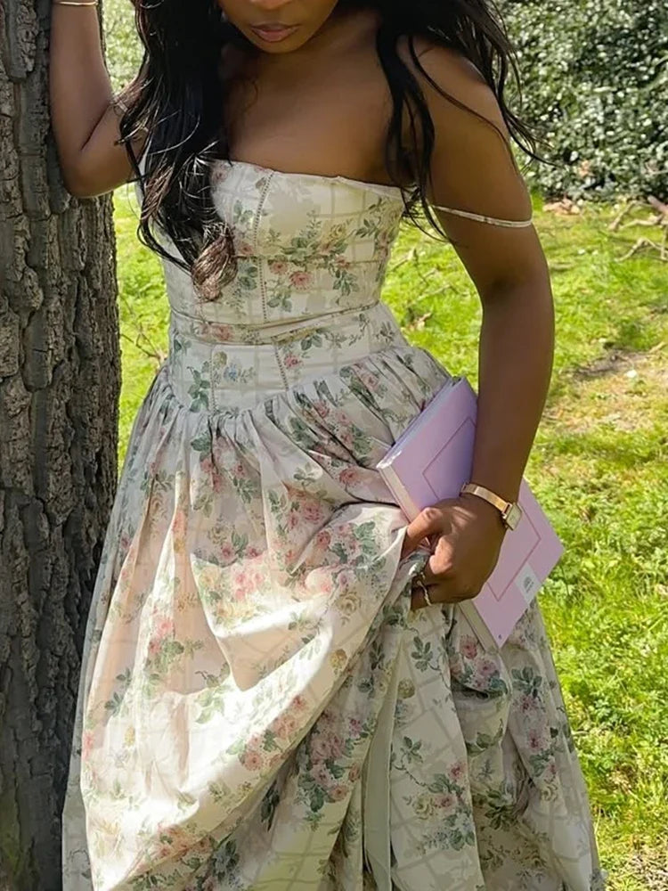 Summer Spring Floral Printed Women&