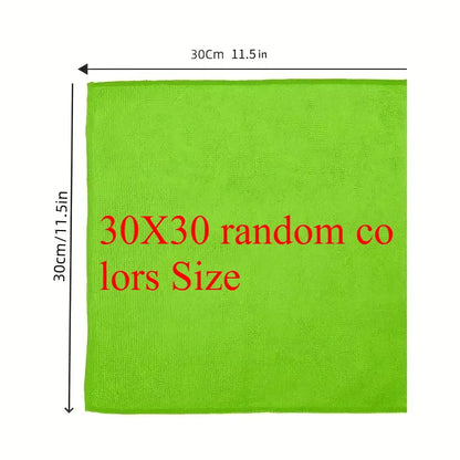 5/10/20pcs Kitchen Towel, Ultra-fine Fiber Light Gray Cleaning Cloth Set, Absorbent, Soft And Stain-removing Cloth
