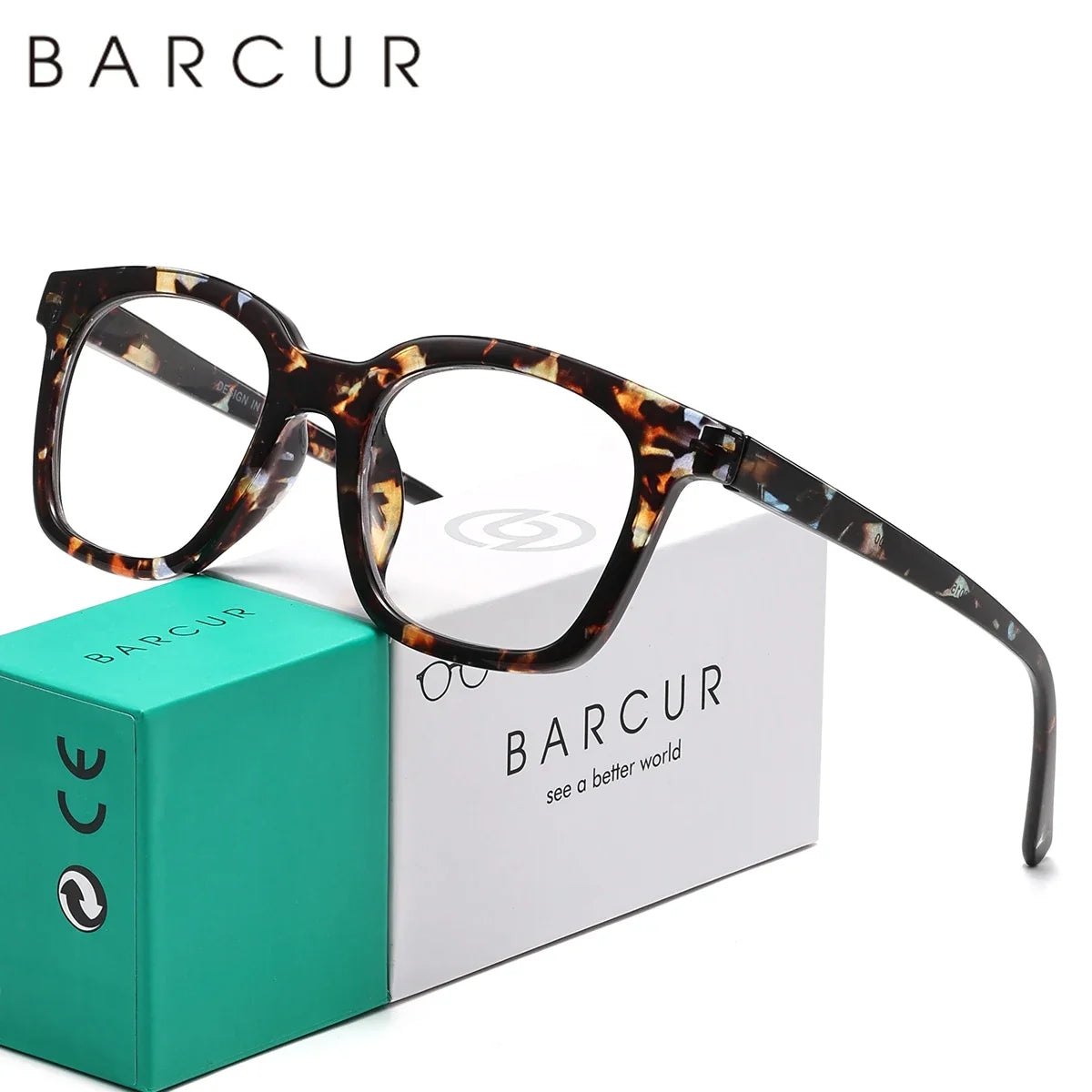 BARCUR Fashion Retro Leopard Pattern Women&