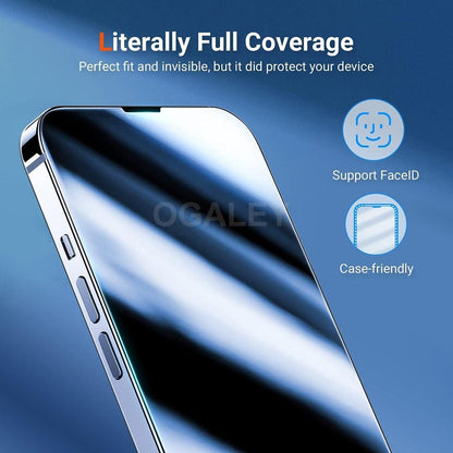 2PCS 3D Tempered Glass on For iphone 11 12 13 14 Pro Max 14 Plus Screen Protector Protective Glass For iphone X XS MAX 7 8 Plus Glass Horizontal Privacy Glass Screen Protector for Gaming &amp; Streaming