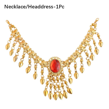 Ancient Elegance, Reimagined: The Egyptian Nefer Red Jasper Chandelier Earrings
