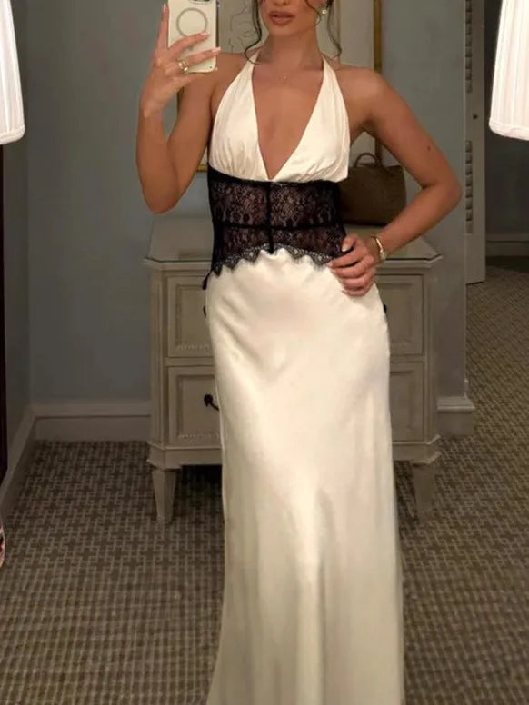 Summer Backless Sexy Long Dresses Women&