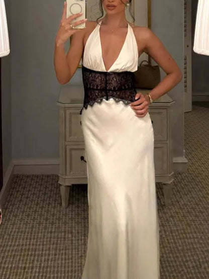 Summer Backless Sexy Long Dresses Women&