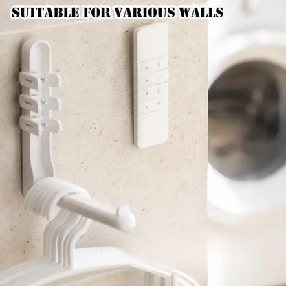 3pcs No Drill Magnetic Remote Holder