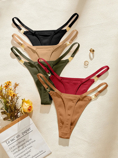 5PCS/Set Solid Women&