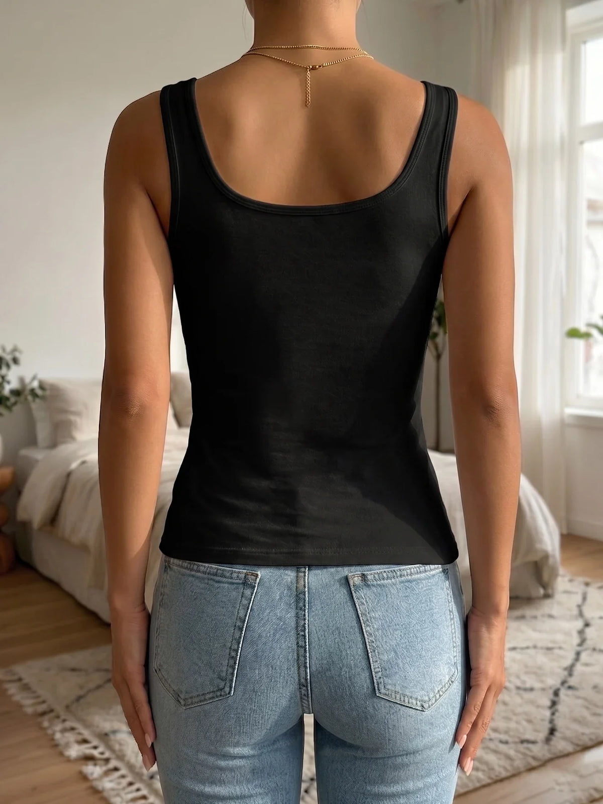 Daily Women Sleeveless Tank Top Solid Padded Bra Camisole Korean Basic Underwear Casual Sports Women&