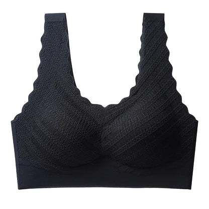 Women Wireless Bras Sports Tank Bra Sexy Lingerie Female Crop Top Soft Padded Wide Straps Brassiere Plus Size Intimates M-3XL
