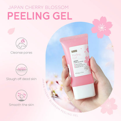 Sakura Face Deep Cleaning Exfoliating Gel Skin Care Whitening Moisturizer Repair Facial Scrub Skin Care 60G