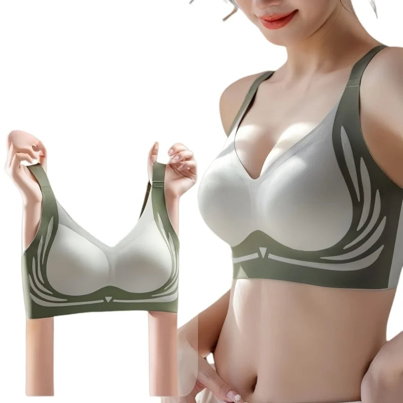 2Pcs/Set Non-wire Push-Up Bras Women&