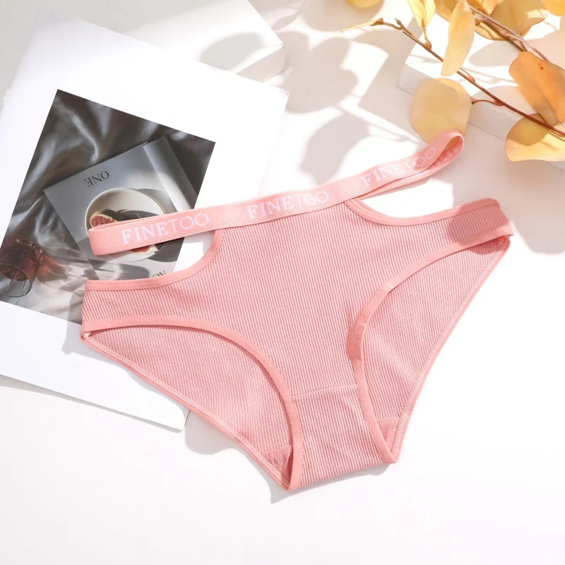 Cotton Double Letter Belt Briefs – Sexy &amp; Comfortable Women&