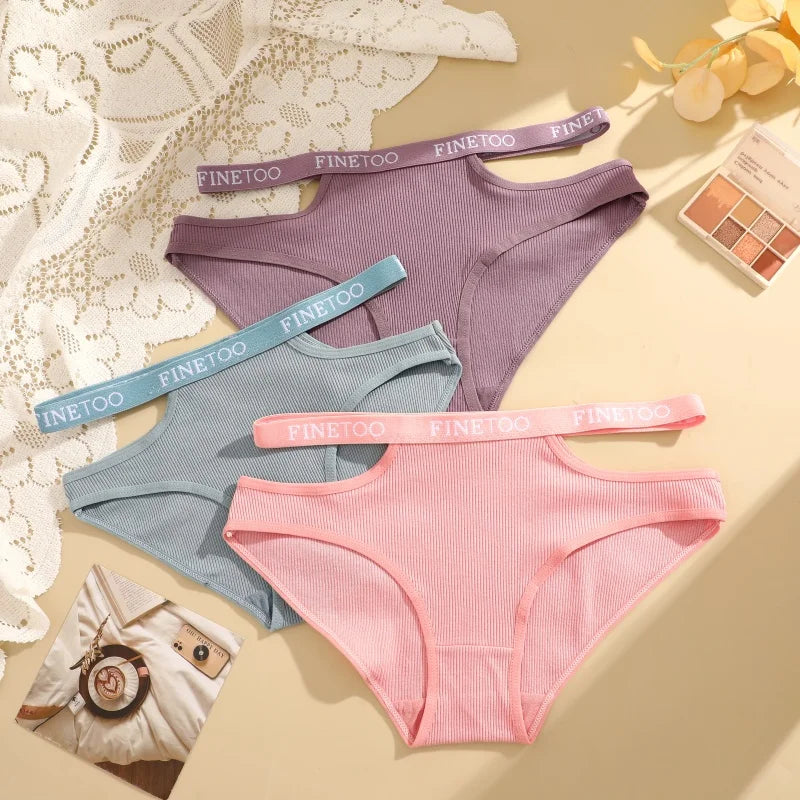 Cotton Double Letter Belt Briefs – Sexy &amp; Comfortable Women&