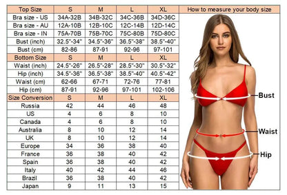 S - XL New Sexy Push Up Bikini Women Swimwear Female Swimsuit Two-Pieces Bikini Set Bra Cup Bather Bathing Suit Swim V2154