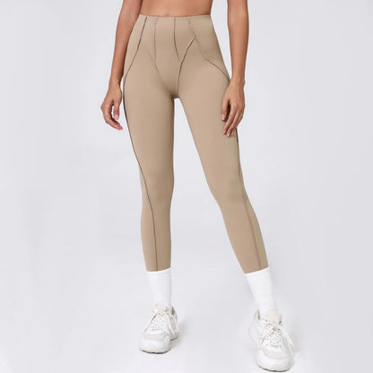 2-Piece Yoga Set – Open Back Sports Bra &amp; High Waist Shorts