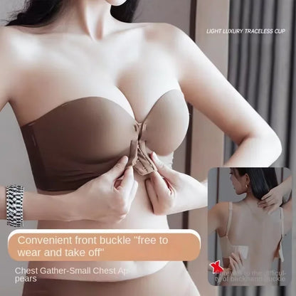 Front Buckle Underwear Convenient Anti Sagging without Shoulder Strap Women&
