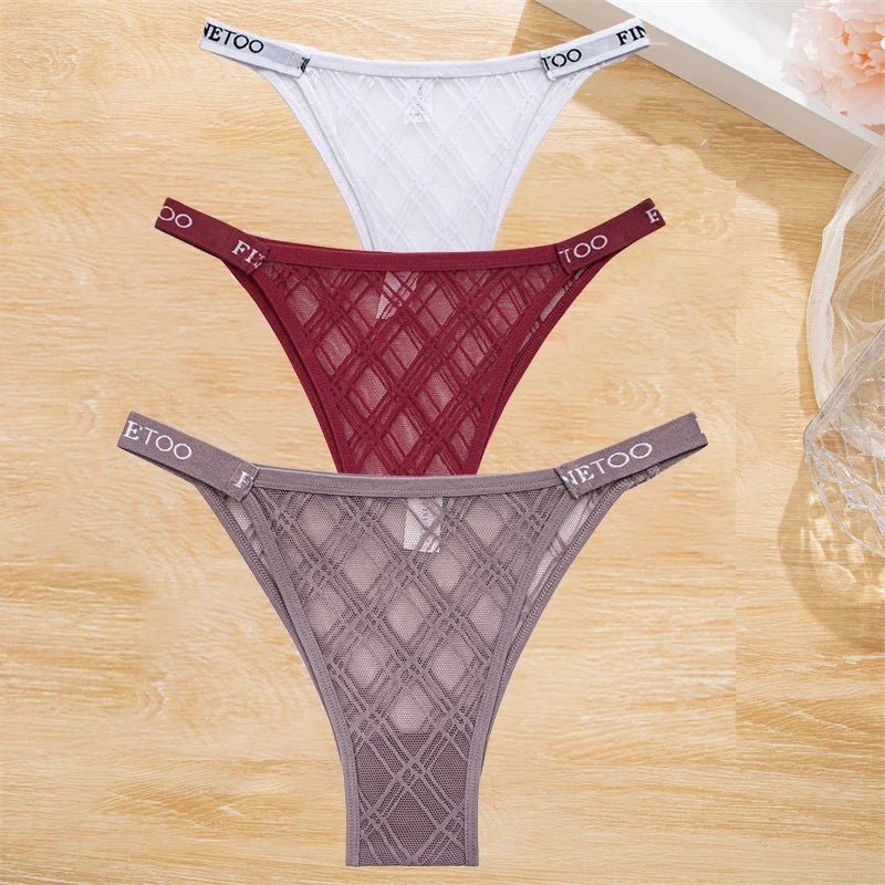 Premium Cotton Briefs for Women – Seamless Low-Rise Panties (3-Piece Set)