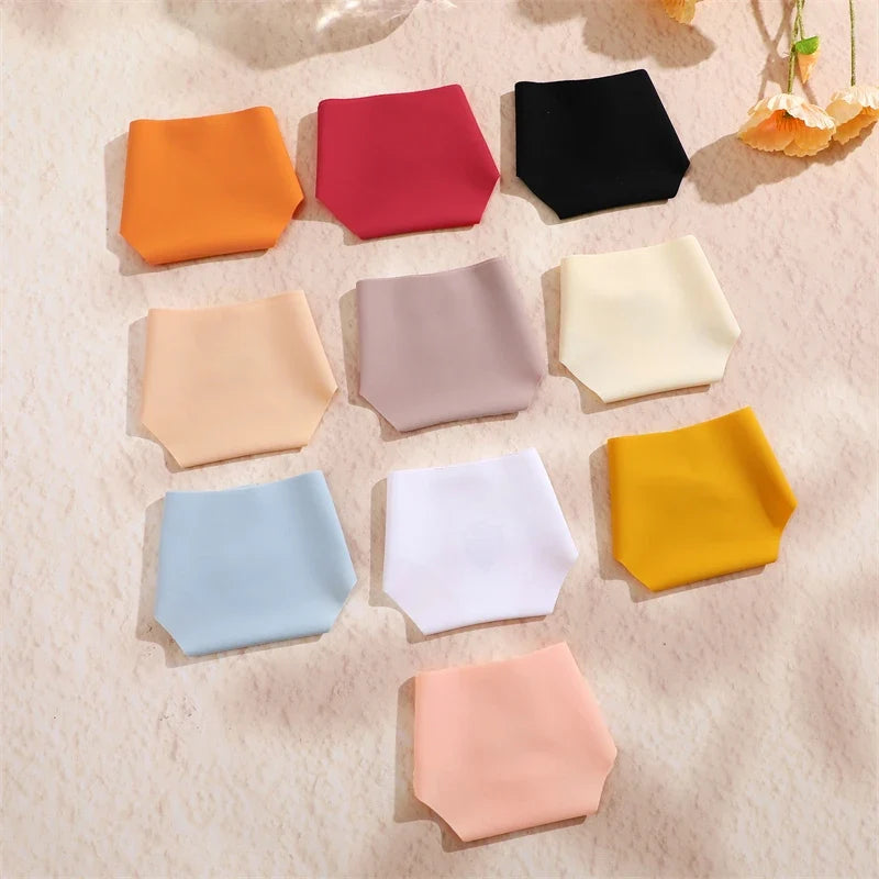 7-Piece Seamless Ice Silk Panties Set for Women