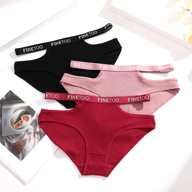 Cotton Double Letter Belt Briefs – Sexy &amp; Comfortable Women&