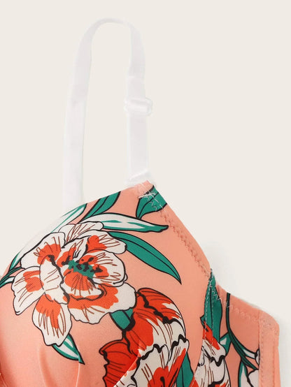 New High Quality polychrome Lingerie 2 Pieces Women&