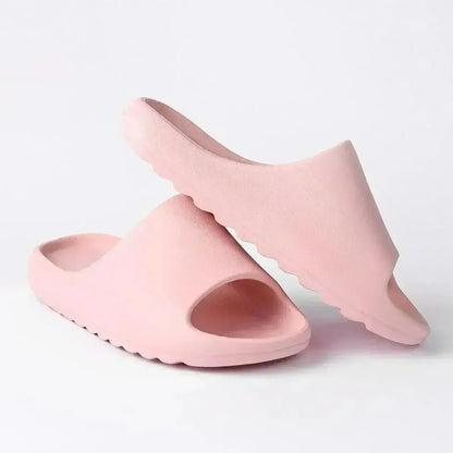 Cloud Pillow Slippers – Pink Platform Slides for Women | Non-Slip &amp; Comfy