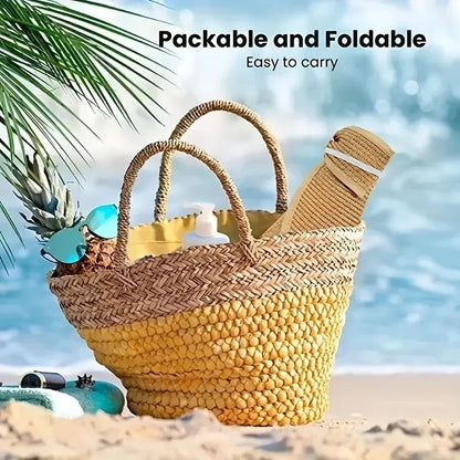 Women Summer Visors Hat Hat - Stylish and UV-Resistant for Outdoor HikingFoldable Sun Cap Wide Large Brim Beach Straw Hats Chape