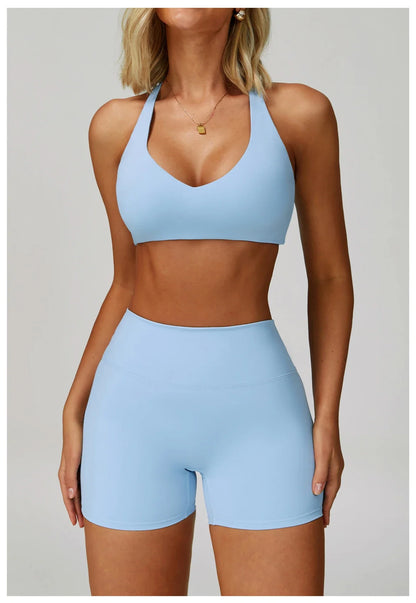 2/3-Piece Activewear Set – Sports Bra &amp; High Waist Leggings