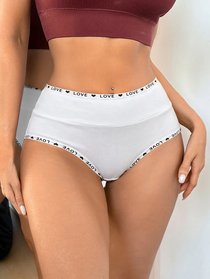 1PCS Women High Waist Seamless Panties Tummy Control Briefs Soft Breathable Solid Basic Underwear Ladies Lingerie S-XXL