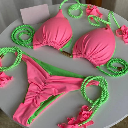 Sexy Solid color Women&