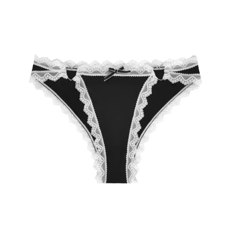 1pcs Low Rise Bow Sexy Lace Women&