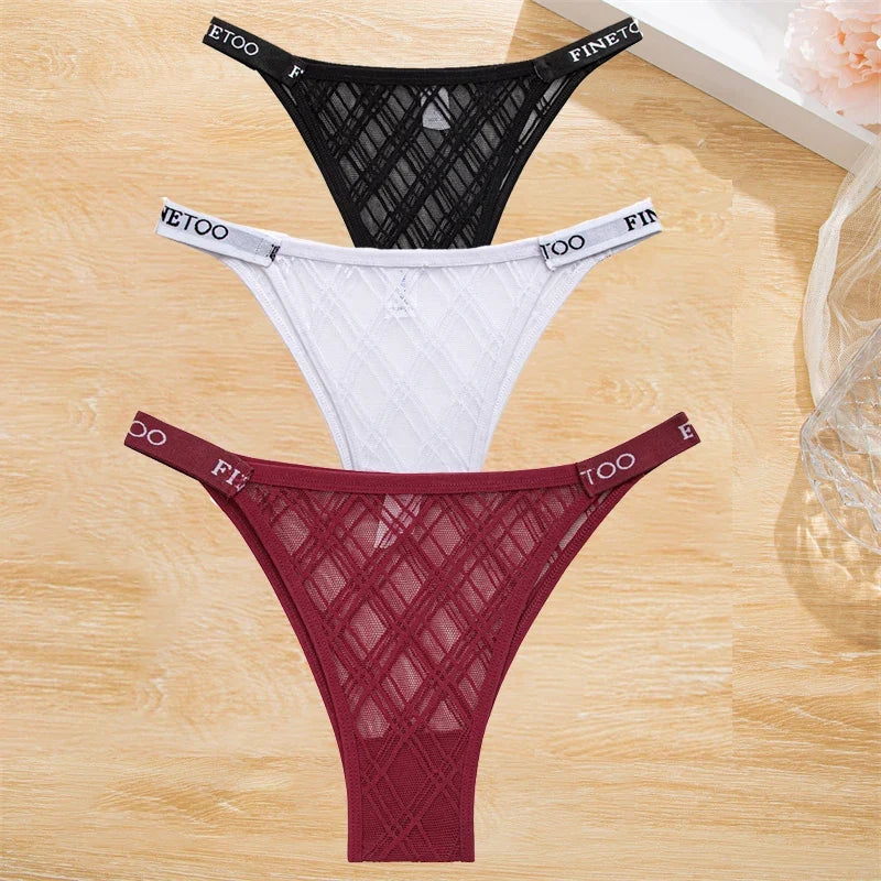 Premium Cotton Briefs for Women – Seamless Low-Rise Panties (3-Piece Set)