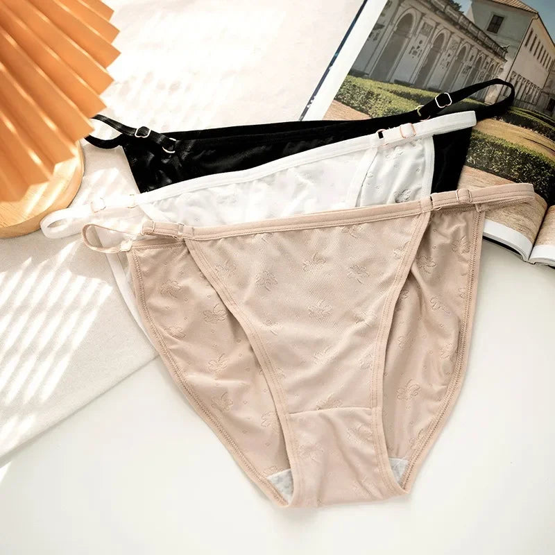1Pc Sexy Panties Women Low Rise Briefs Seamless Underwear Solid Color Breathable Female Underpants Sexy Lingerie