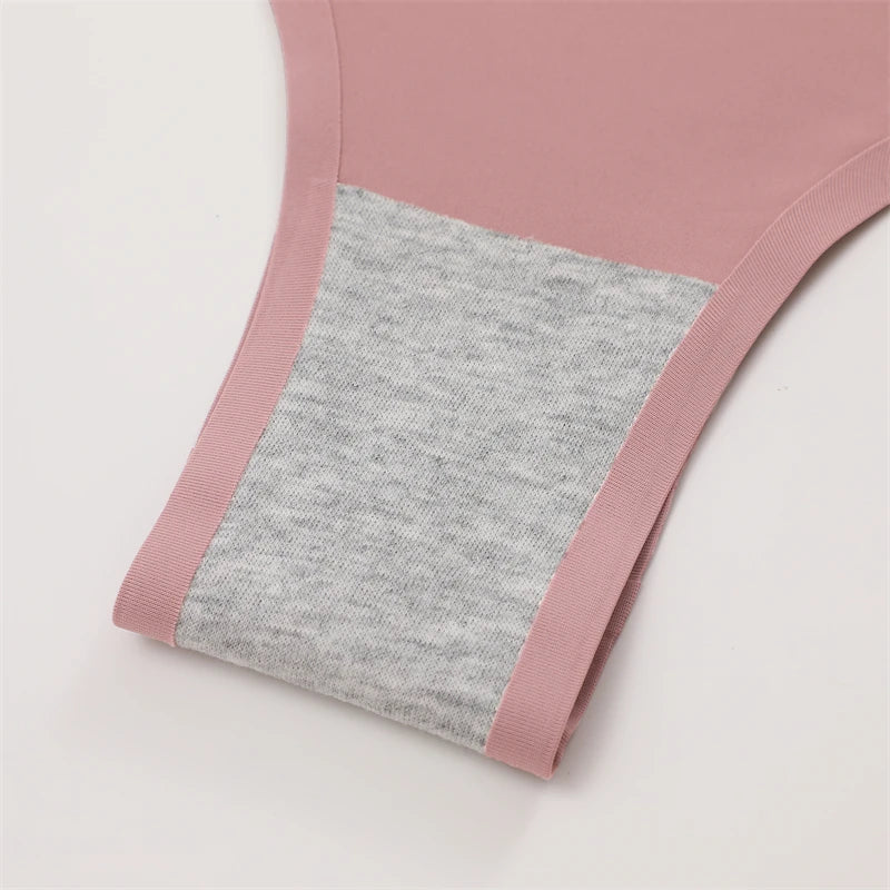 3-Piece Seamless Brazilian Panties Set – Ultra-Thin Ice Silk Underwear
