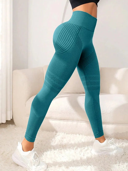 Sports Pants With Sexy Lines Lifting Buttocks Sports Tight Pants Women&