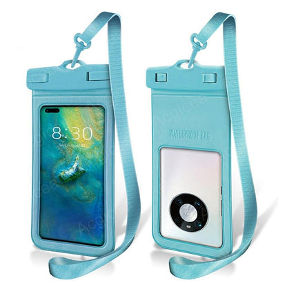 Waterproof Phone Case Pouch Protector For iPhone Cell Phone Cover Underwater Case Universal Water Proof Bag Waterproof Case Cellphone Pouch for iPhone 13 Pro Max Case &amp; Strap