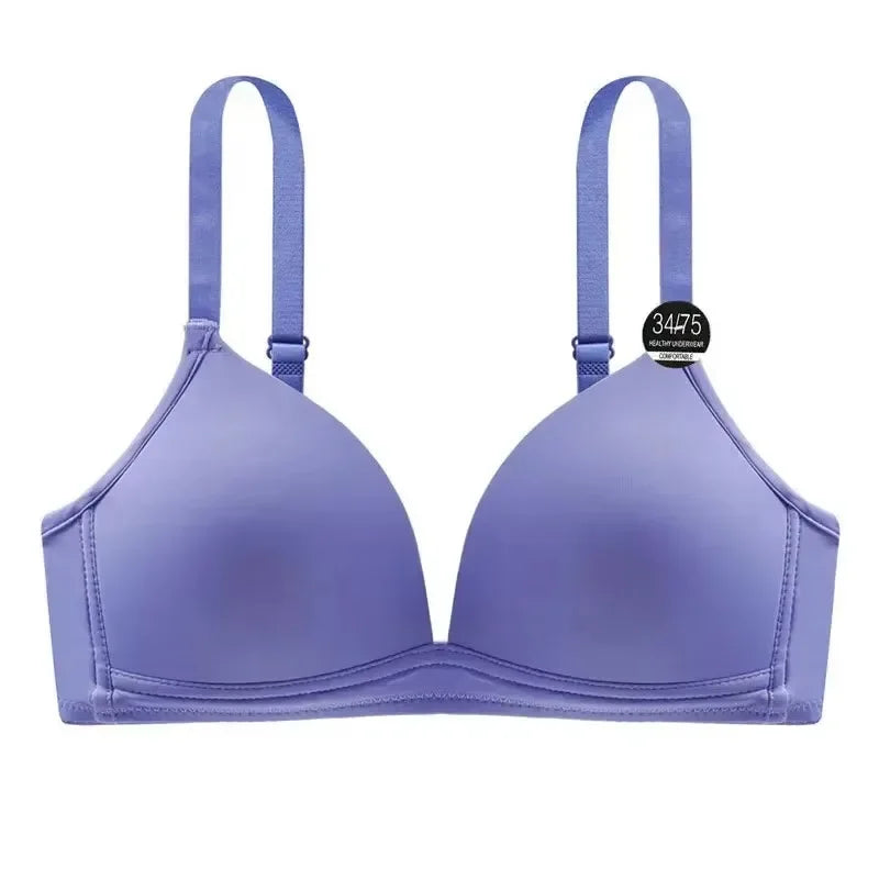 Seamless Bras Women Underwear Sexy Lingerie Fashion Brassiere Top Candy Color Adjustable Bra Female Push Up Bralette