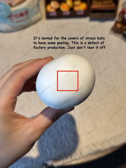 Soap Ball Squishy Soap Stress Ball Fidget Toy Crunchy Squeeze Ball Round Blocks Filled ASMR Anti Stress Toys for Kids &amp; Adults