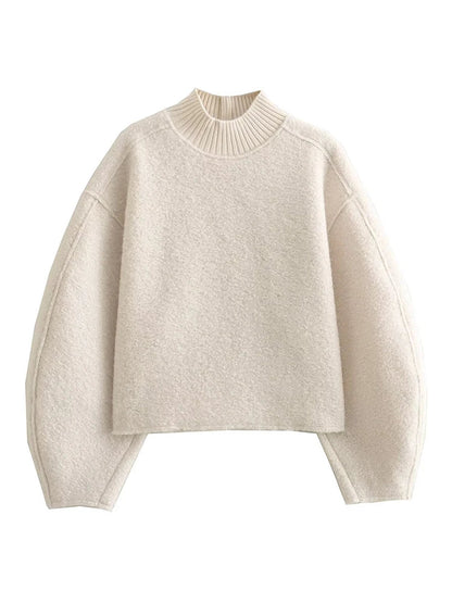 Foridol Turtleneck Fluffy Hoodie for Women Autumn Casual Loose Pullovers Female Basic Fashion Winter Women&