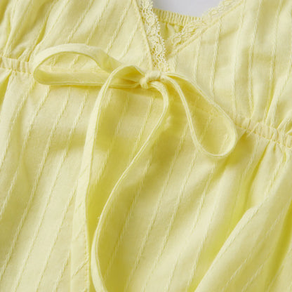 Womens Solid Color Sleep Tank Tops Spaghetti Strap Stylish Lace Trim Striped Front Bow Backless V Neck Sleep Camisoles