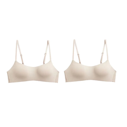 2PCS/Set Seamless Bras For Women Wireless Underwear 1/2 Cup Bra Female Wirless Sexy Lingerie Soft Padded Thin Intimates